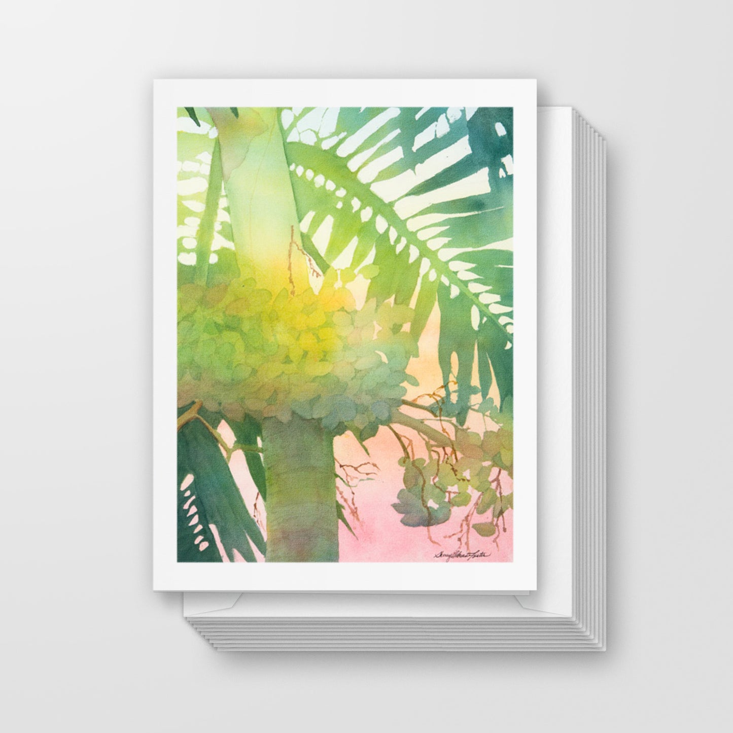 Sanibel Sunset-Watercolor