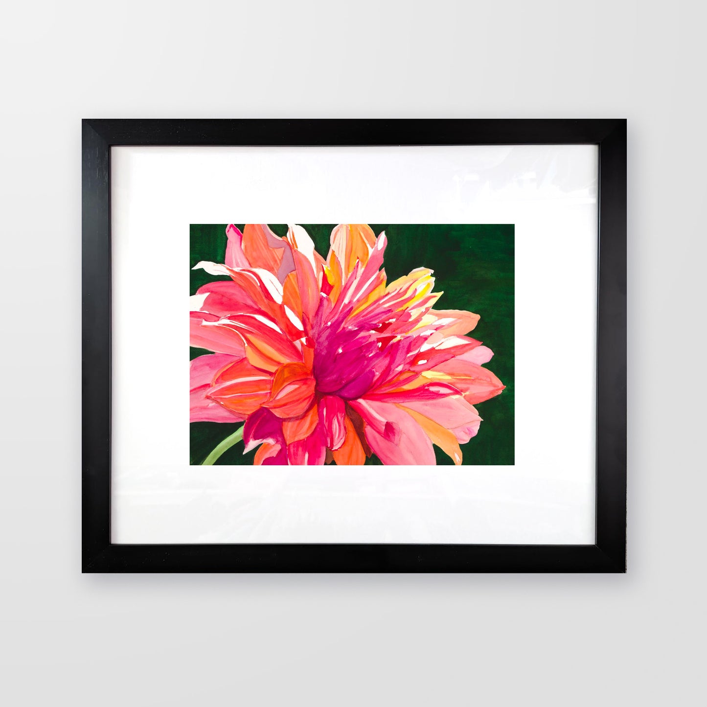 Dahlia-Watercolor