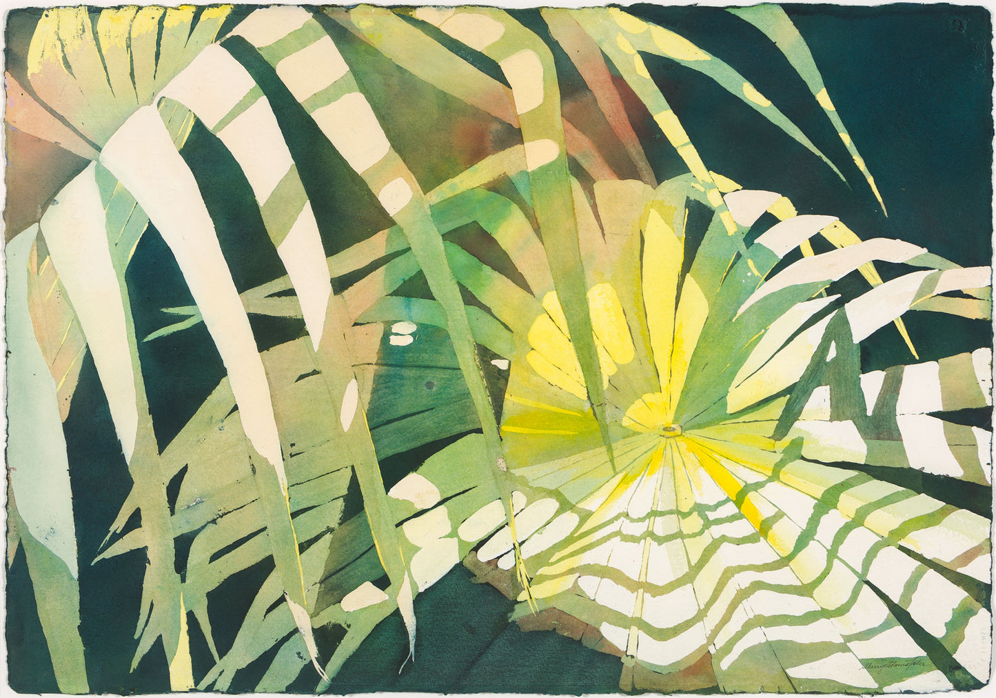 Scattered Sun-Watercolor