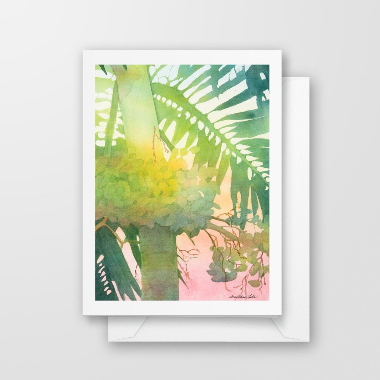 Sanibel Sunset-Watercolor